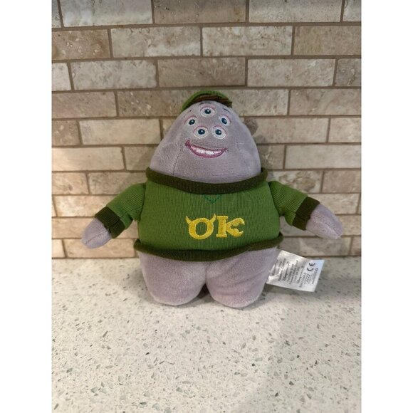 Disney Store Pixar Monsters University SQUISHY Plush 7" Monster Soft Toy - Picture 1 of 2